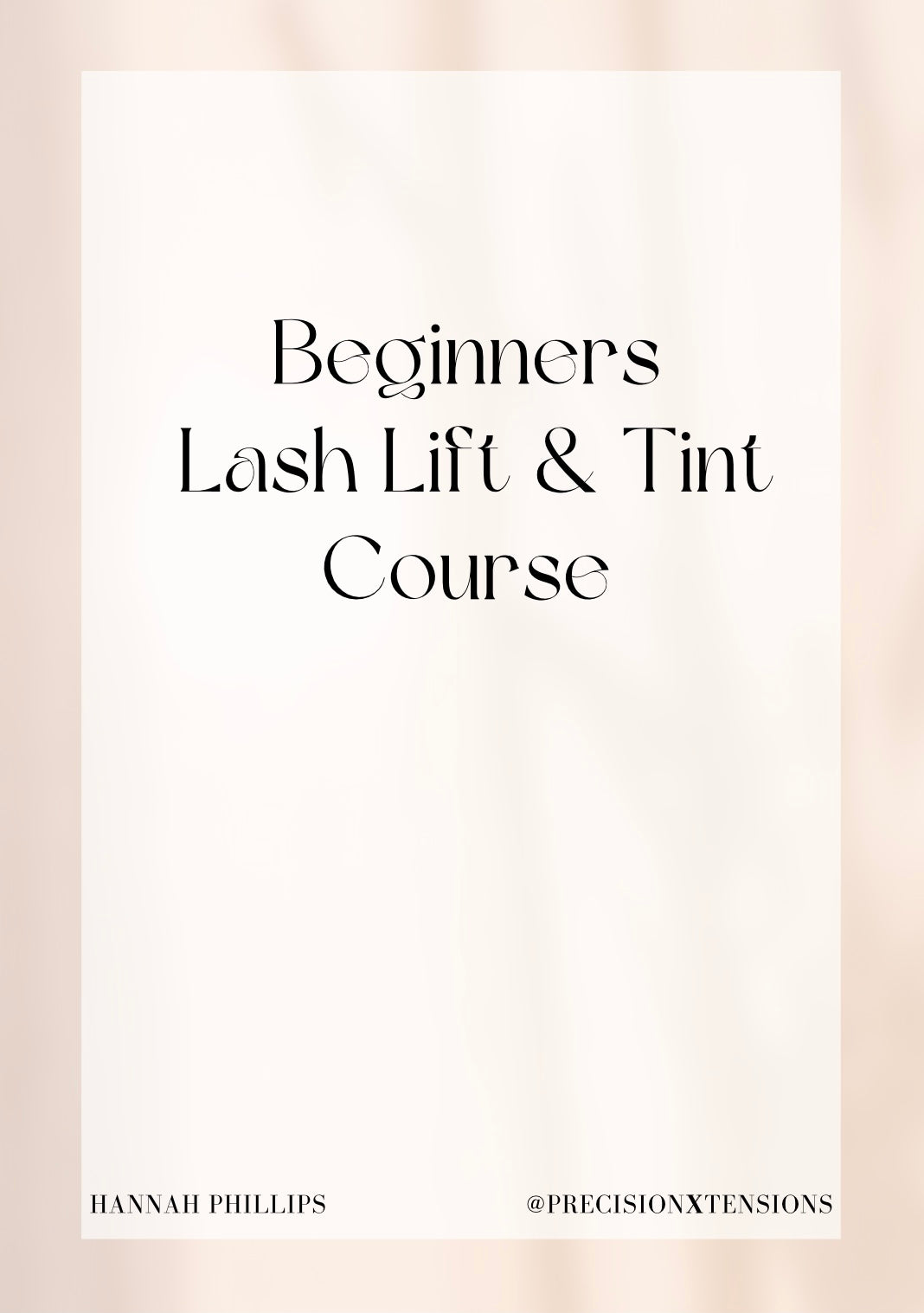 1:1 Lash Lift Application Training